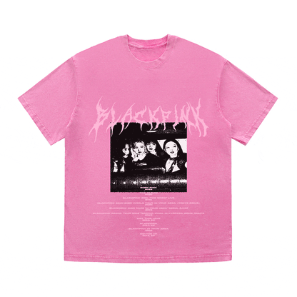 RDMCLOTHINGART tapestry hoodie BLACKPINK HEAVY WEIGHT COTTON TEE-8898