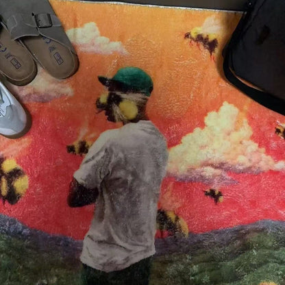 RDMCLOTHINGART tapestry hoodie Blanket-1006