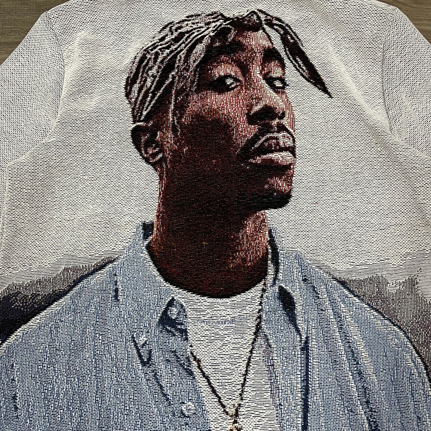 BLUE 2PAC TAPESTRY JACKET - RDMCLOTHINGART