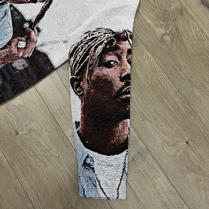 BLUE 2PAC TAPESTRY JACKET - RDMCLOTHINGART