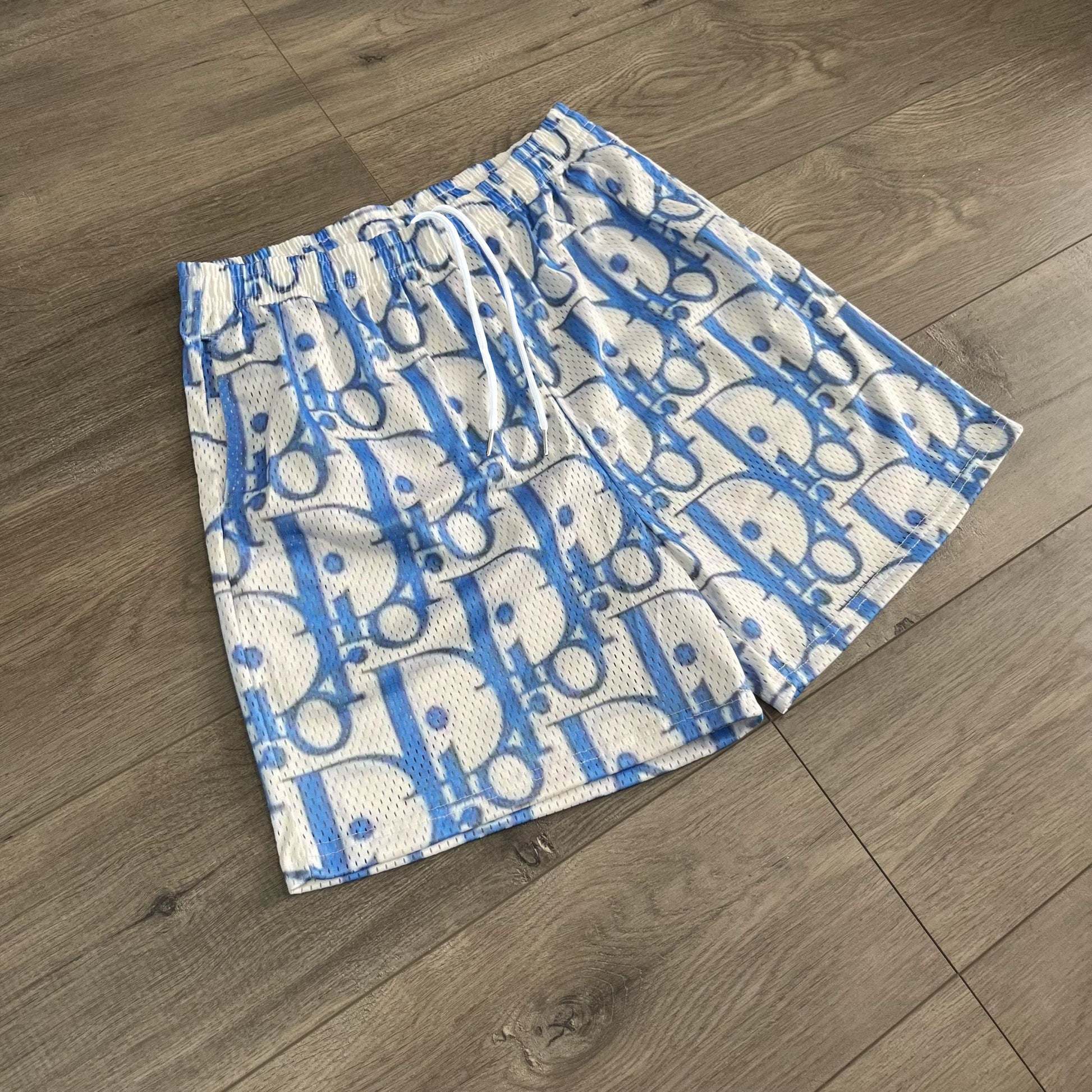 RDMCLOTHINGART tapestry hoodie BLUE DC MESH SHORTS-8701