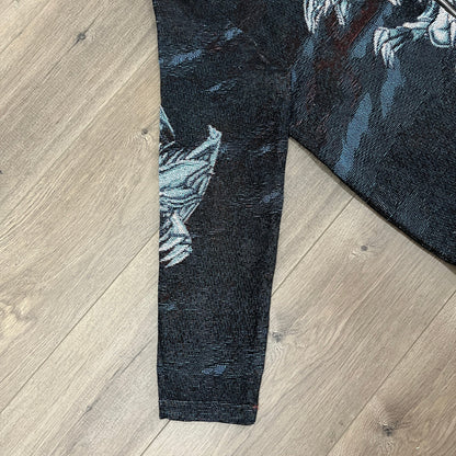 BLUE EYES WHITE DRAGON TAPESTRY JACKET - RDMCLOTHINGART