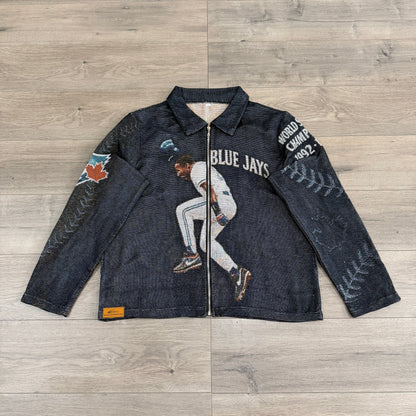 RDMCLOTHINGART tapestry hoodie BLUE JAYS TAPESTRY JACKET