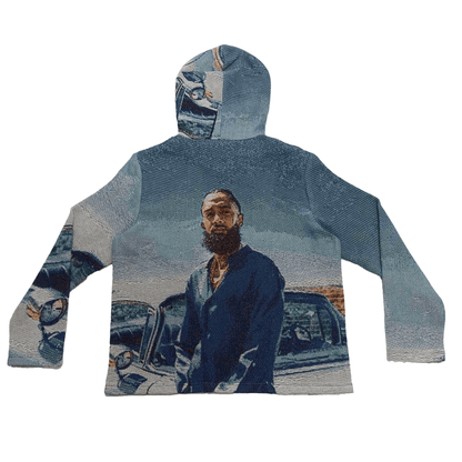 Blue Nip Tapestry - RDMCLOTHINGART