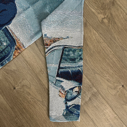 RDMCLOTHINGART tapestry hoodie BLUE NIP TAPESTRY JACKET