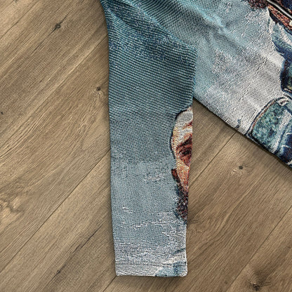 RDMCLOTHINGART tapestry hoodie BLUE NIP TAPESTRY JACKET
