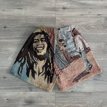 BOB TAPESTRY SHORTS - RDMCLOTHINGART