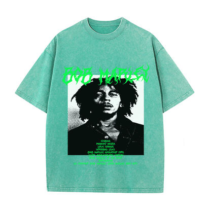 RDMCLOTHINGART tapestry hoodie BOB MARLEY HEAVY WEIGHT COTTON TEE-8924