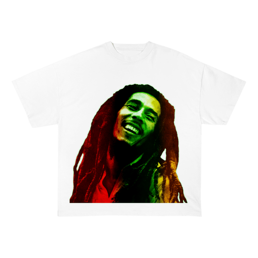 BOBMARLEY HEAVY WEIGHT COTTON TEE-8021 - RDMCLOTHINGART