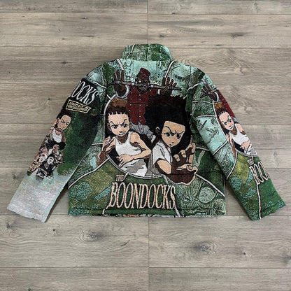 BOONDOCKS TAPESTRY COAT - RDMCLOTHINGART
