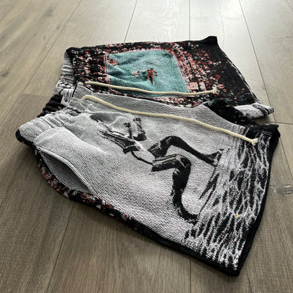 RDMCLOTHINGART tapestry hoodie BOXING TAPESTRY SHORTS