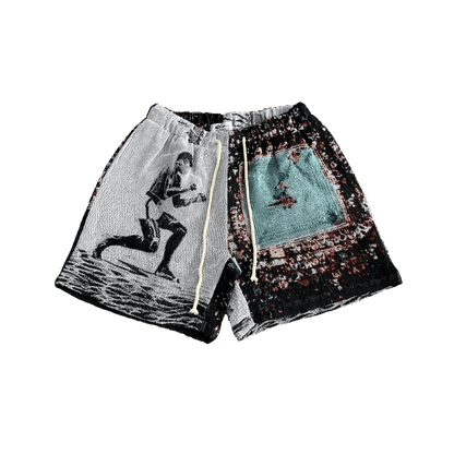 RDMCLOTHINGART tapestry hoodie BOXING TAPESTRY SHORTS