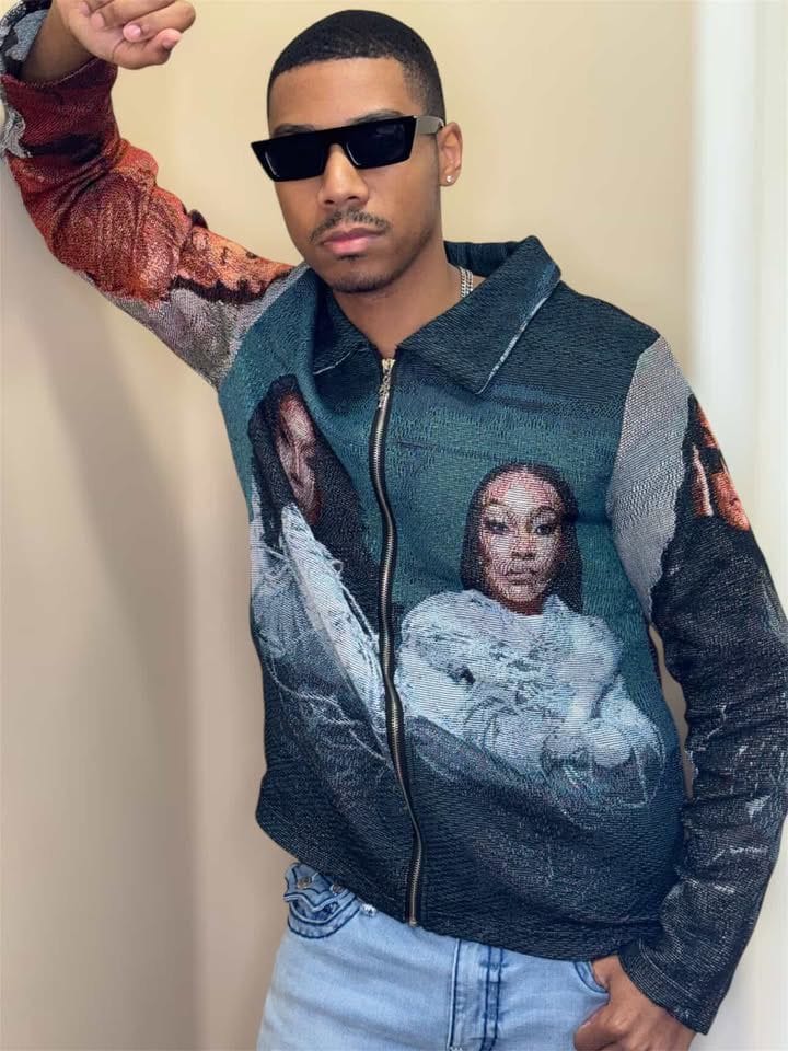 RDMCLOTHINGART tapestry hoodie BRANDY&MONICA TAPESTRY JACKET-98349