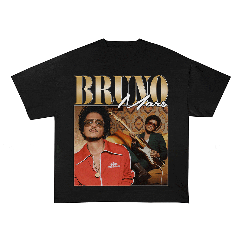 RDMCLOTHINGART tapestry hoodie BRUNO MARS HEAVY WEIGHT COTTON TEE-8854