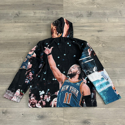 RDMCLOTHINGART tapestry hoodie BRUNSON TAPESTRY