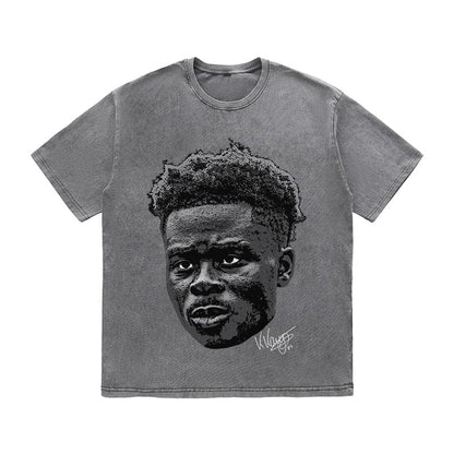 RDMCLOTHINGART tapestry hoodie BUKAYO HEAVY COTTON TEES-9540