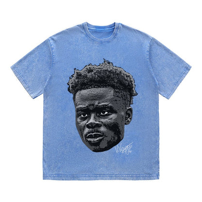 RDMCLOTHINGART tapestry hoodie BUKAYO HEAVY COTTON TEES-9540