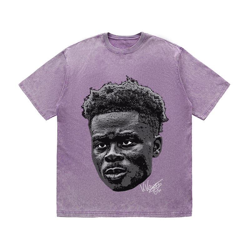 RDMCLOTHINGART tapestry hoodie BUKAYO HEAVY COTTON TEES-9540