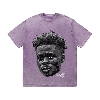 RDMCLOTHINGART tapestry hoodie BUKAYO HEAVY COTTON TEES-9540