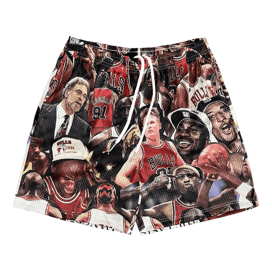 BULLS LEGENDARY MESH SHORTS-8619 - RDMCLOTHINGART
