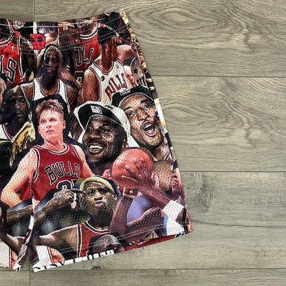BULLS LEGENDARY MESH SHORTS-8619 - RDMCLOTHINGART