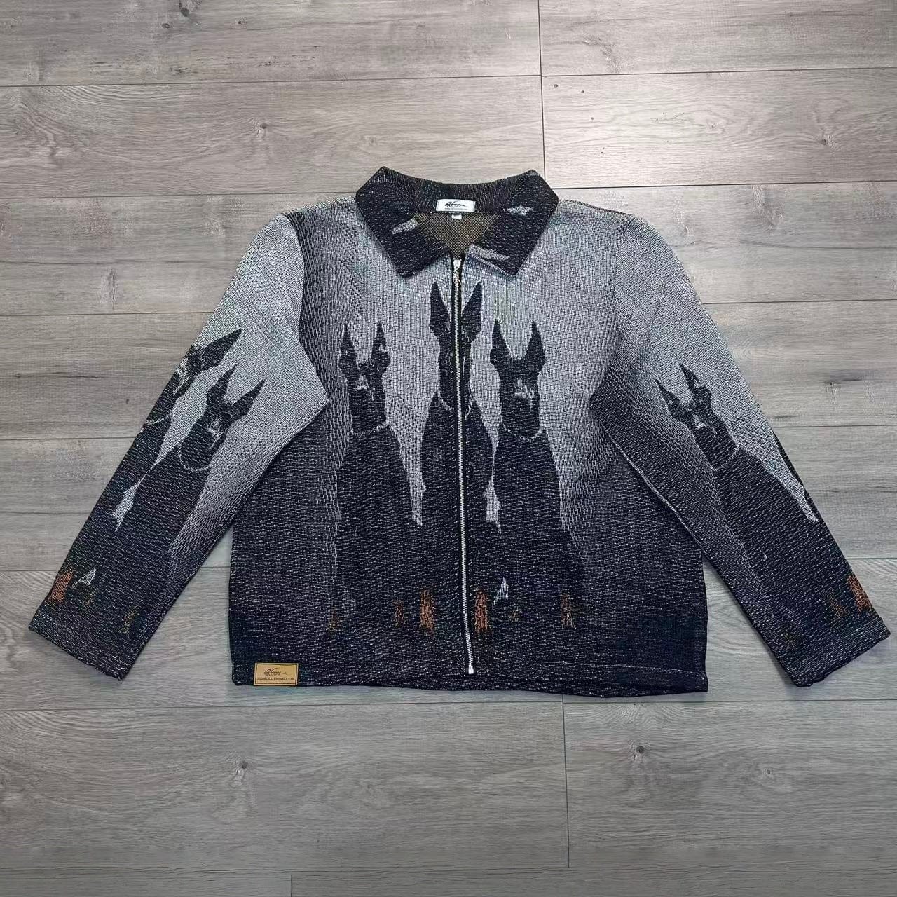 RDMCLOTHINGART tapestry hoodie CERBERUS TAPESTRY JACKET-6800