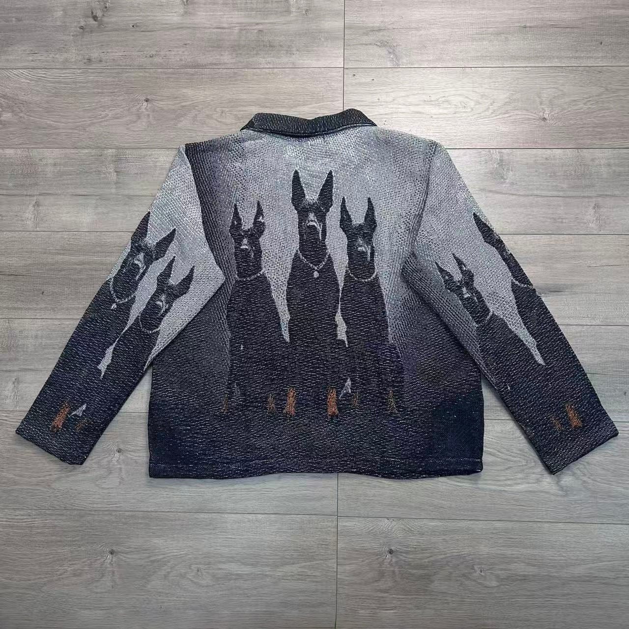 RDMCLOTHINGART tapestry hoodie CERBERUS TAPESTRY JACKET-6800