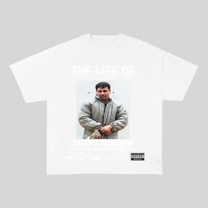 RDMCLOTHINGART tapestry hoodie CHAPO GUZMAN HEAVY WEIGHT COTTON TEE-8819