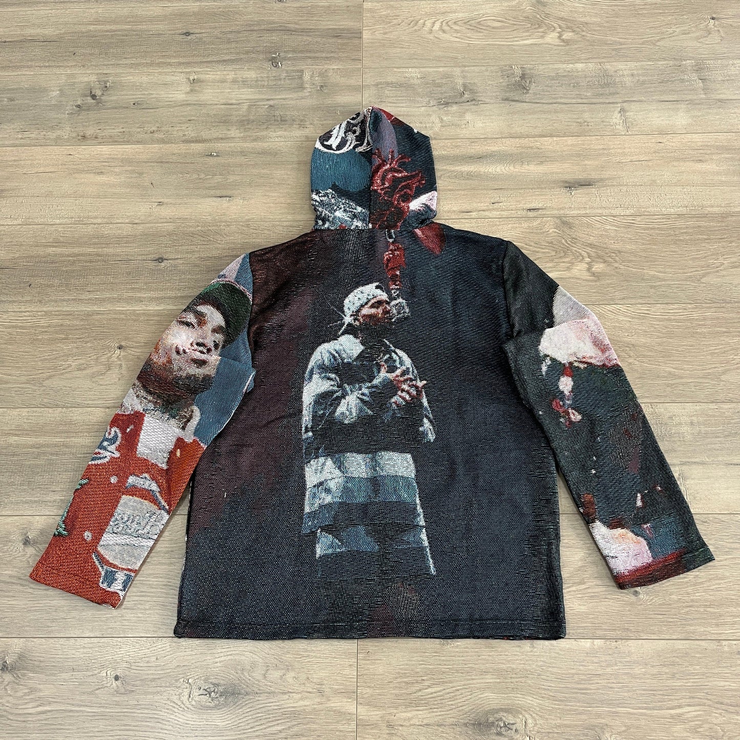 RDMCLOTHINGART tapestry hoodie CHRIS BROWN TAPESTRY HOODIE