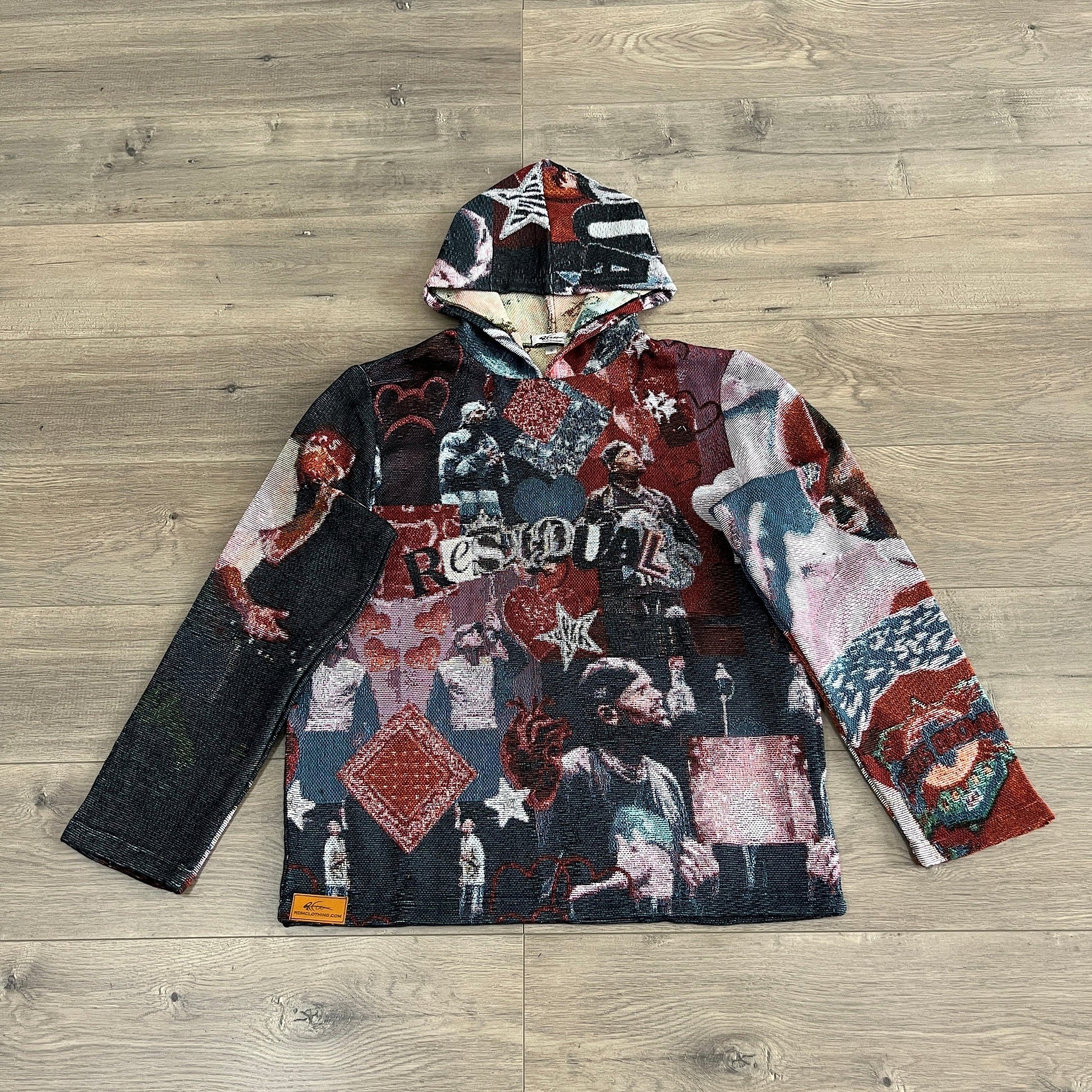 RDMCLOTHINGART tapestry hoodie CHRIS BROWN TAPESTRY HOODIE