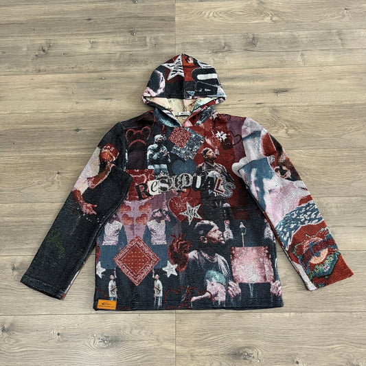 RDMCLOTHINGART tapestry hoodie CHRIS BROWN TAPESTRY HOODIE