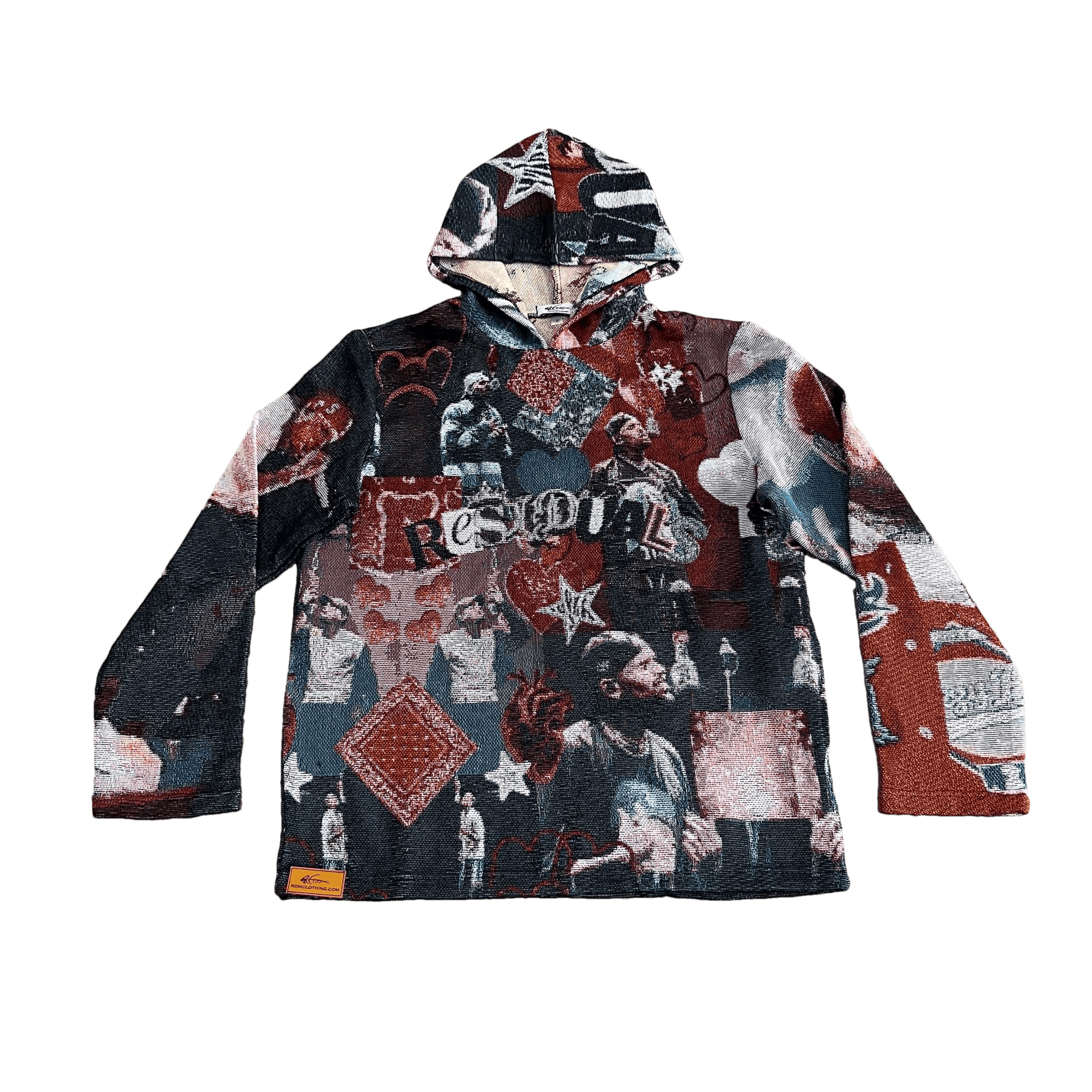 RDMCLOTHINGART tapestry hoodie CHRIS BROWN TAPESTRY HOODIE