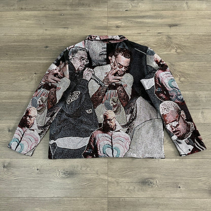 RDMCLOTHINGART tapestry hoodie CHRIS BROWN V2 TAPESTRY JACKET