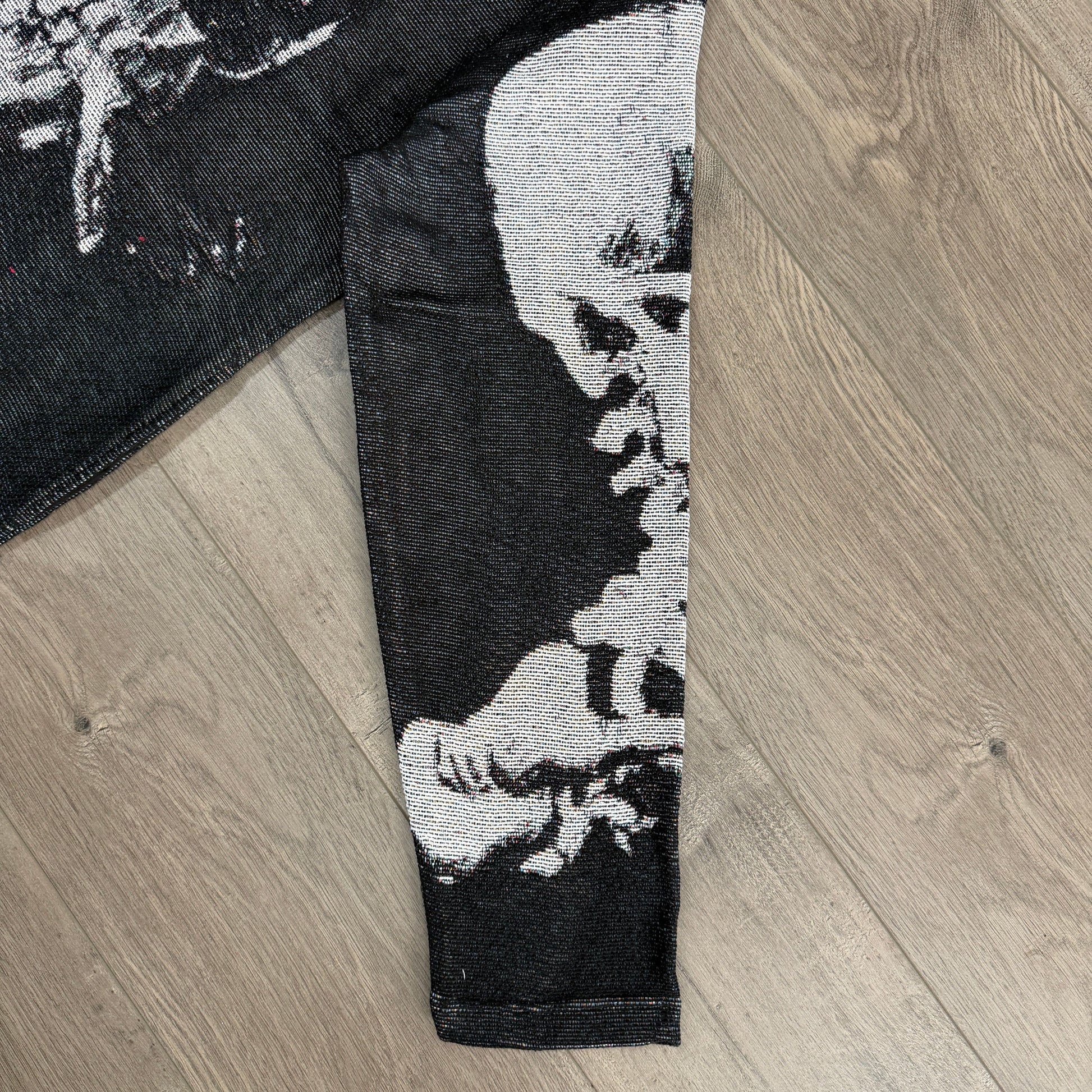 RDMCLOTHINGART tapestry hoodie CIGARETTE SKULL TAPESTRY JACKET