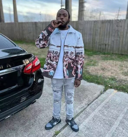 RDMCLOTHINGART tapestry hoodie Color To Pimp A Butterfly Tapestry