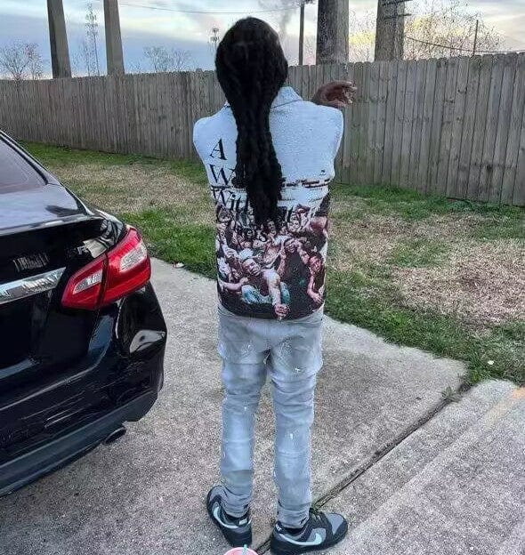 RDMCLOTHINGART tapestry hoodie Color To Pimp A Butterfly Tapestry