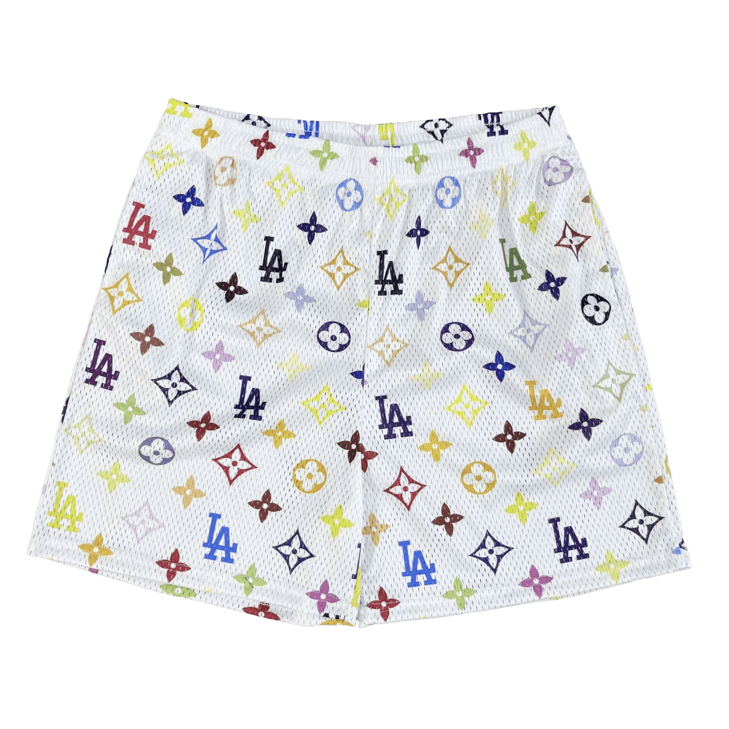 COLORFUL LA MESH SHORTS-8677 - RDMCLOTHINGART