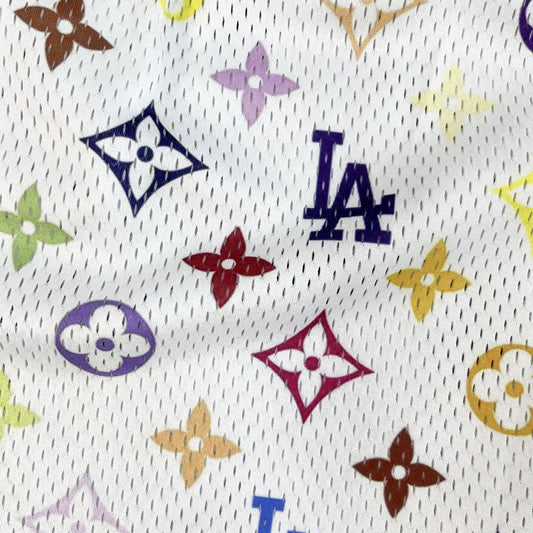 COLORFUL LA MESH SHORTS-8677 - RDMCLOTHINGART