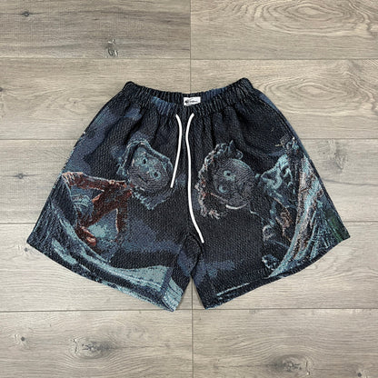 RDMCLOTHINGART tapestry hoodie CORALINE TAPESTRY SHORTS