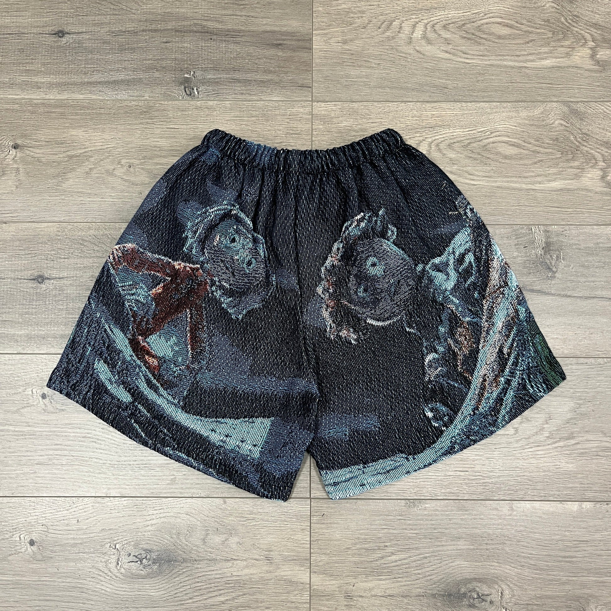 RDMCLOTHINGART tapestry hoodie CORALINE TAPESTRY SHORTS
