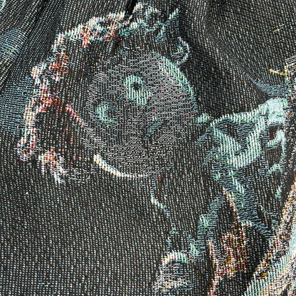 RDMCLOTHINGART tapestry hoodie CORALINE TAPESTRY SHORTS