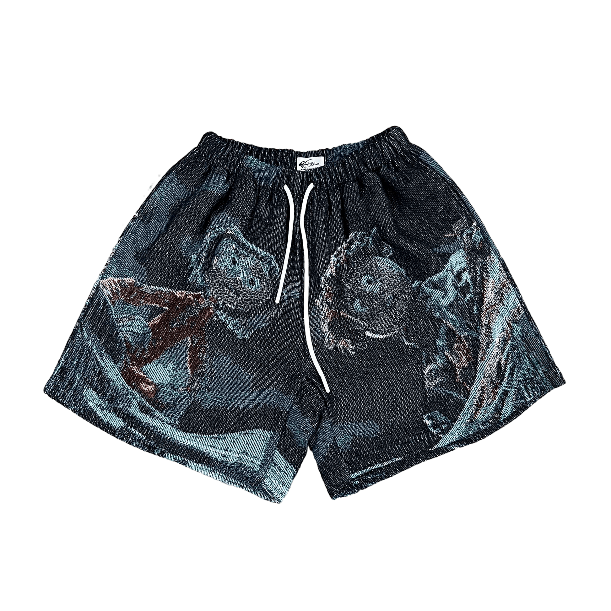 RDMCLOTHINGART tapestry hoodie CORALINE TAPESTRY SHORTS