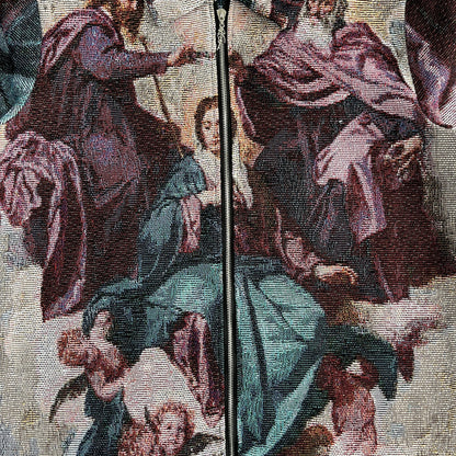 RDMCLOTHINGART tapestry hoodie CORONATION MARY TAPESTRY JACKET