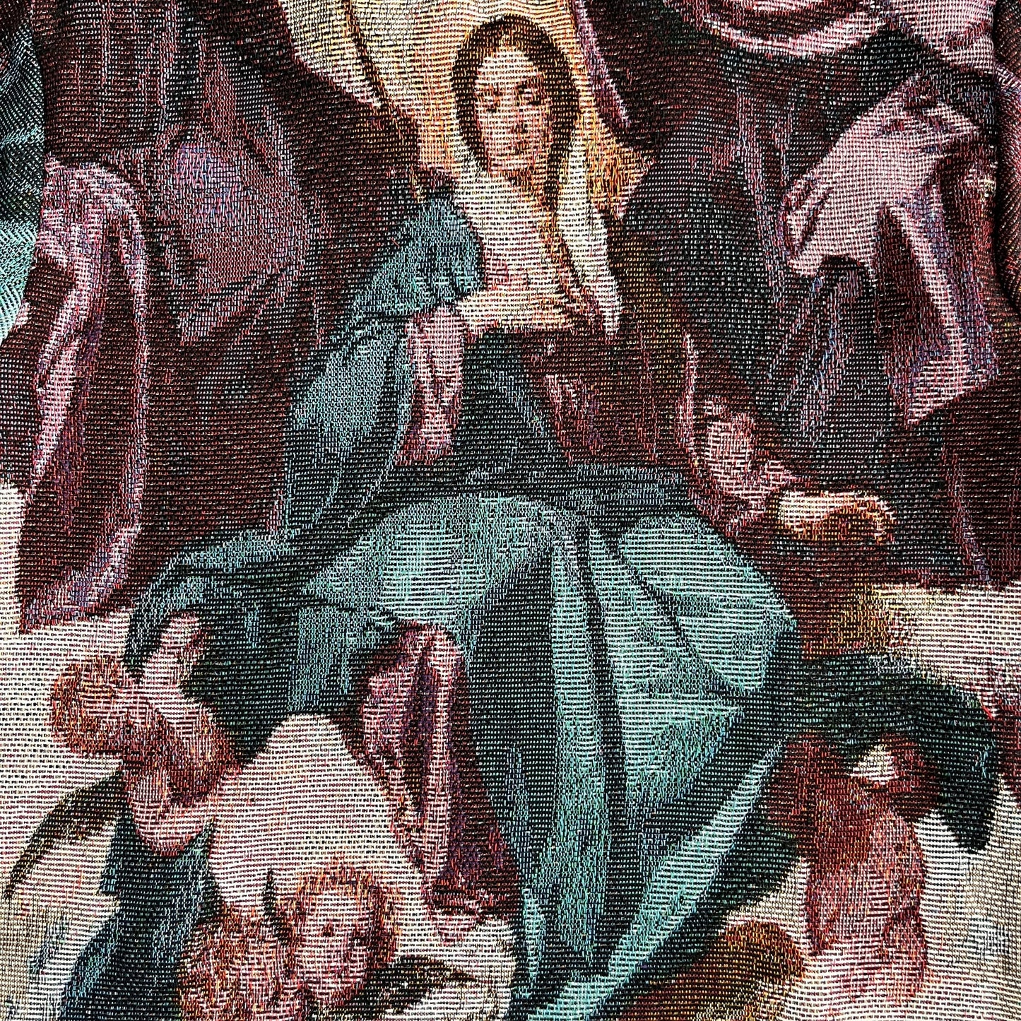 RDMCLOTHINGART tapestry hoodie CORONATION MARY TAPESTRY JACKET