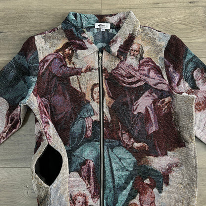 RDMCLOTHINGART tapestry hoodie CORONATION MARY TAPESTRY JACKET