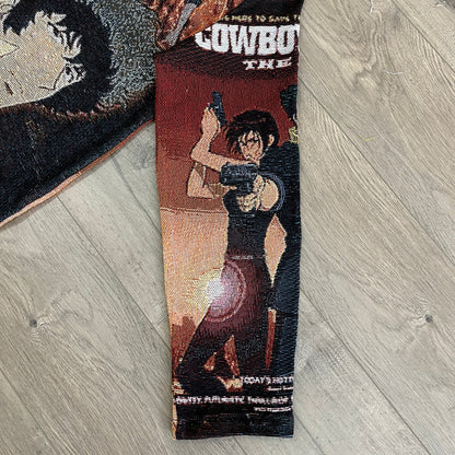 COWBOY BEBOP TAPESTRY HOODIE - RDMCLOTHINGART