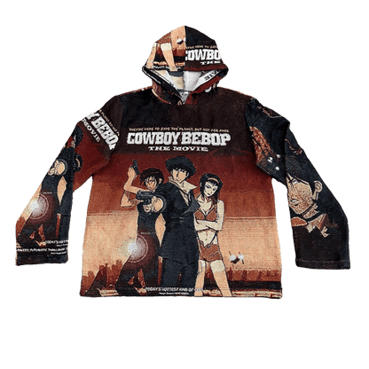 COWBOY BEBOP TAPESTRY HOODIE - RDMCLOTHINGART