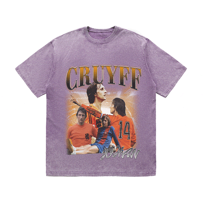 RDMCLOTHINGART tapestry hoodie CRUYFF HEAVY WEIGHT COTTON TEE-8953