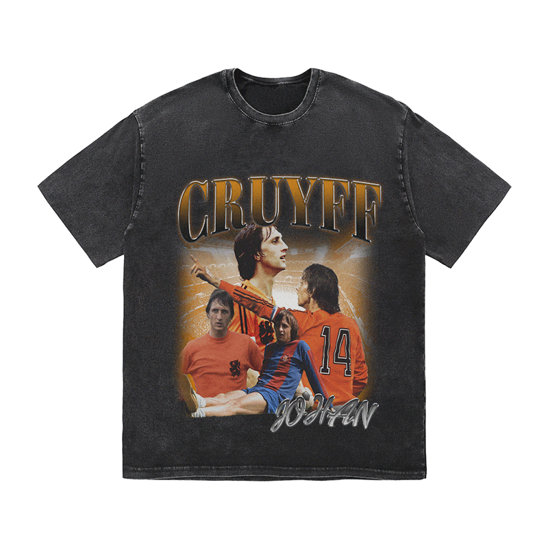 RDMCLOTHINGART tapestry hoodie CRUYFF HEAVY WEIGHT COTTON TEE-8953