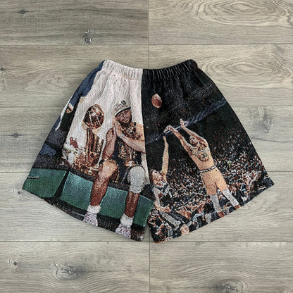 RDMCLOTHINGART tapestry hoodie CURRY TAPESTRY SHORTS